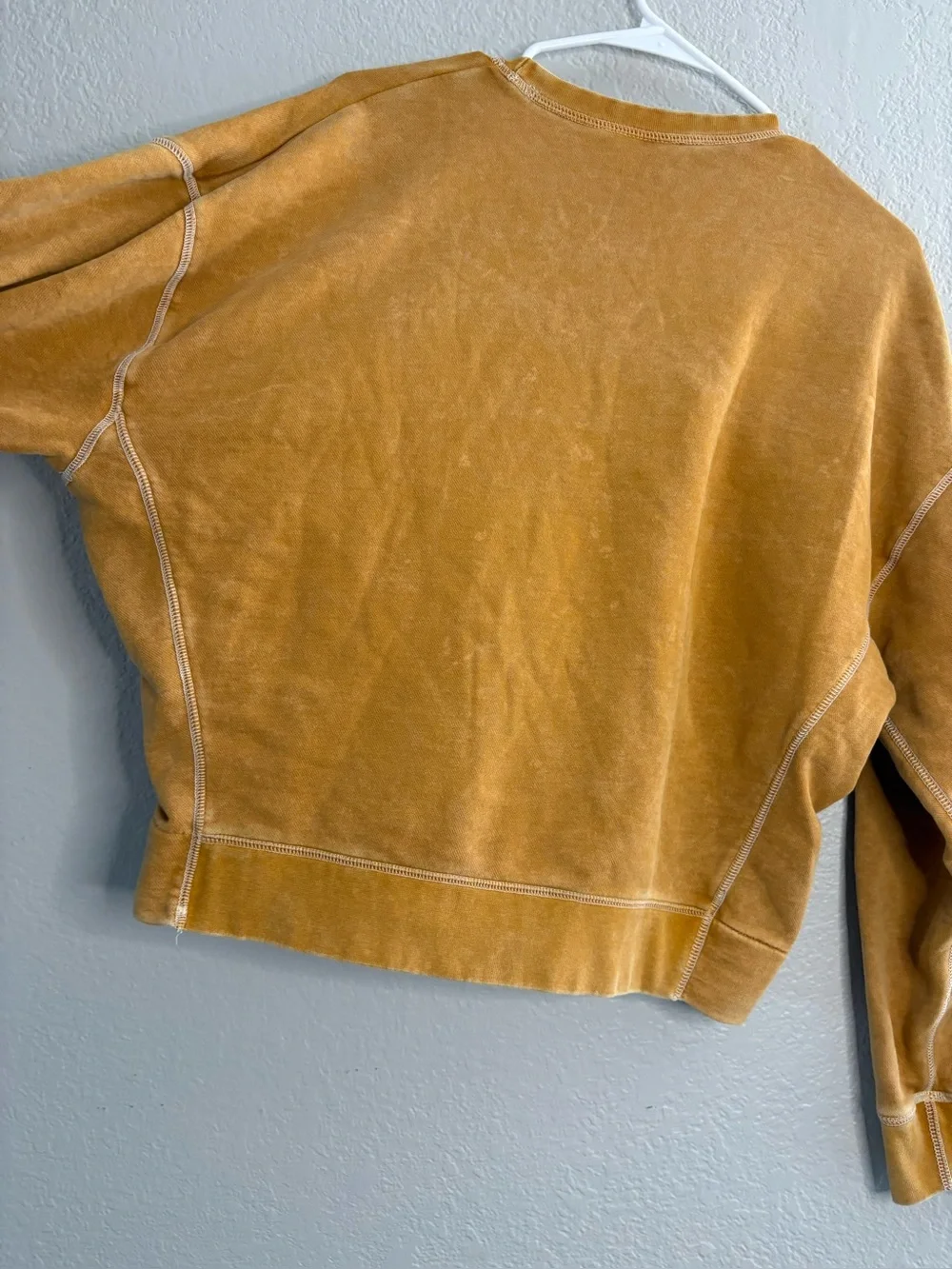 Nike Oversized Sweatshirt Flowy Boxy Mustard Yellow Gold Large